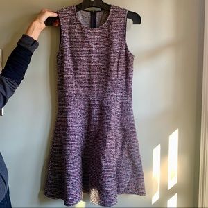 Theory Tillora Tweed A Line Mini Dress